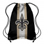 New Orleans Saints Team Stripe Drawstring športna vreča