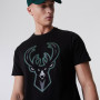 Milwaukee Bucks New Era Outline Logo T-Shirt