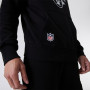 Las Vegas Raiders New EraTeam Logo pulover sa kapuljačom