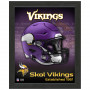 Minnesota Vikings Team Helmet Frame fotografija v okvirju