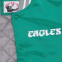 Philadelphia Eagles Mitchell & Ness Heavyweight Satin giacca