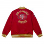 San Francisco 49ers Mitchell & Ness Heavyweight Satin giacca