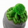 SLO zimska kapa sivo-zelena s cofom