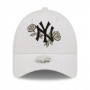 New York Yankees New Era 9FORTY Floral Metallic Damen Mütze