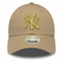 New York Yankees New Era 9FORTY Metallic Logo ženska kapa