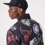 NBA New Era All Over Print Team Logos Bomber jakna