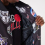 NBA New Era All Over Print Team Logos Bomber Jacke