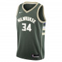 Giannis Antetokounmpo 34 Milwaukee Bucks Nike Swingman Icon otroški dres