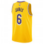 Lebron James 6 Los Angeles Lakers Nike Swingman Icon maglia per bambini