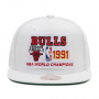 Chicago Bulls Mitchell and Ness HWC 91 Bulls Champs cappellino
