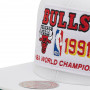 Chicago Bulls Mitchell and Ness HWC 91 Bulls Champs cappellino