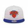 New York Knicks New Era 9FIFTY White Crown Team Cappellino