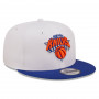 New York Knicks New Era 9FIFTY White Crown Team kapa