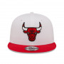Chicago Bulls New Era 9FIFTY White Crown Team Mütze