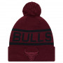 Chicago Bulls New Era Tonal Jake Bobble cappello invernale