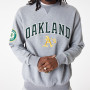 Oakland Athletics New Era Large Logo Crew Neck pulover