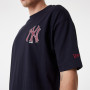 New York Yankees New Era Large Logo Oversized Navy majica
