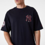 New York Yankees New Era Large Logo Oversized Navy T-Shirt