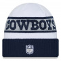 Dallas Cowboys New Era NFL Sideline 2023 Techknit zimska kapa