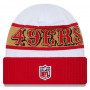 San Francisco 49ers New Era NFL Sideline 2023 Techknit zimska kapa