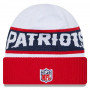 New England Patriots New Era NFL Sideline 2023 Techknit Wintermütze