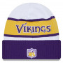 Minnesota Vikings New Era NFL Sideline 2023 Techknit zimska kapa
