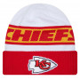 Kansas City Chiefs New Era NFL Sideline 2023 Techknit zimska kapa