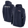 New England Patriots Nike Club Sideline Fleece Pullover duks sa kapuljačom