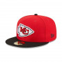 Kansas City Chiefs New Era 59FIFTY Throwback Hidden Fitted Cappellino