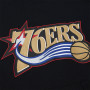 Philadelphia 76ers Mitchell and Ness Game Vintage Logo pulover sa kapuljačom
