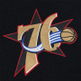 Philadelphia 76ers Mitchell and Ness Game Vintage Logo maglione con cappuccio