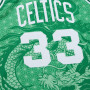 Larry Bird 33 Boston Celtics 1985-86 Mitchell and Ness Asian Heritage 6.0 Fashion Swingman dres