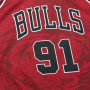 Dennis Rodman 91 Chicago Bulls 1997-98 Mitchell and Ness Asian Heritage 6.0 Fashion Swingman dres