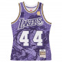 Jerry West 44 Los Angeles Lakers 1971-72 Mitchell and Ness Asian Heritage 6.0 Fashion Swingman dres
