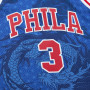Allen Iverson 3 Philadelphia 76ers 1996-97 Mitchell and Ness Asian Heritage 6.0 Fashion Swingman dres