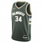 Giannis Antetokounmpo 34 Milwaukee Bucks Nike Icon Edition Swingman dečji dres