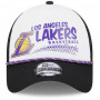 Los Angeles Lakers New Era 9FORTY A-Frame Trucker Rally Drive Mütze