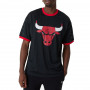 Chicago Bulls New Era Team Logo Mesh Oversized T-Shirt