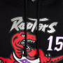 Vince Carter 15 Toronto Raptors 1998 Mitchell and Ness Fashion Fleece pulover s kapuco