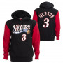 Allen Iverson 3 Philadelphia 76ers 2001 Mitchell and Ness Fashion Fleece pulover s kapuco
