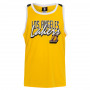 Lebron James 6 Los Angeles Lakers Crew Neck Shooter Tank Maglia