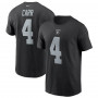 Derek Carr 4 Las Vegas Raiders Nike Player T-Shirt