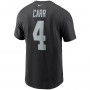 Derek Carr 4 Las Vegas Raiders Nike Player T-Shirt