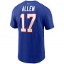 Josh Allen 17 Buffalo Bills Nike Player T-Shirt