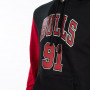 Dennis Rodman 91 Chicago Bulls 1996 Mitchell and Ness Fashion Fleece maglione con cappuccio