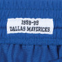 Dallas Mavericks 1998-99 Mitchell and Ness Swingman Road kurze Hose