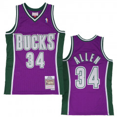 Ray Allen 34 Milwaukee Bucks 2001-02 Mitchell & Ness Swingman dres