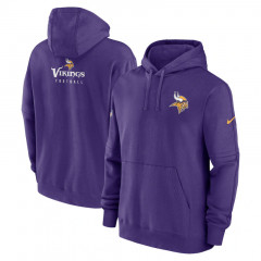 Minnesota Vikings Nike Club Sideline Fleece Pullover pulover s kapuco