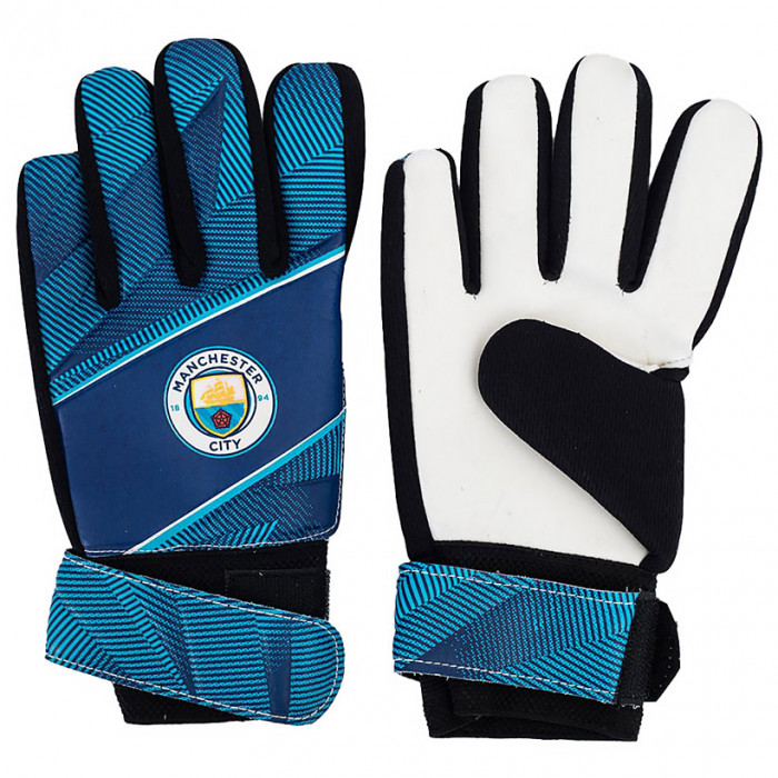 Manchester City Fuse Youth Kids Goalkeeper Gloves