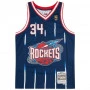 Hakeem Olajuwon 34 Houston Rocket 1996-97  Mitchell & Ness Swingman Road Jersey